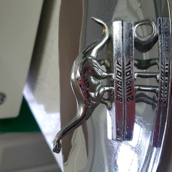 Sinclair Dino Dinosaur Oil Advertising Ashtray Chrome vintage antique - Picture 7 of 17